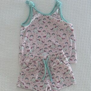 SweetHoney Unicorn Dreams Tank and Shorts Set